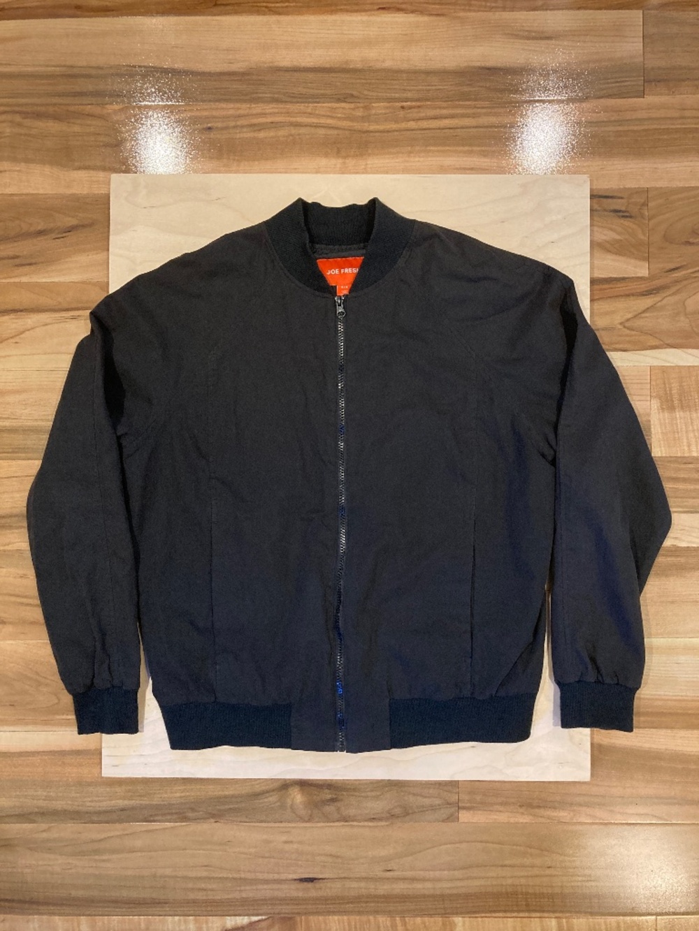 Joe Fresh Men's Black Bomber Jacket - Size Medium - Excellent Condition